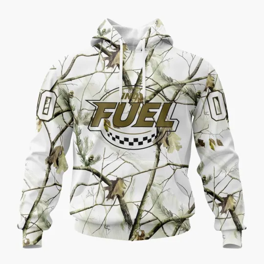 Discover Personalized Indy Fuel Special White Hoodie Camo Hunting