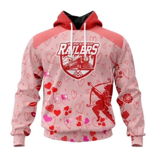 Discover Worcester Railers Hoodie Special Valentines Day