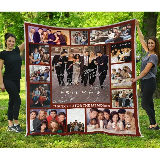 Discover Friends Quilt, Friends TV Show Blankets Soft and Warm, Gift Ideas