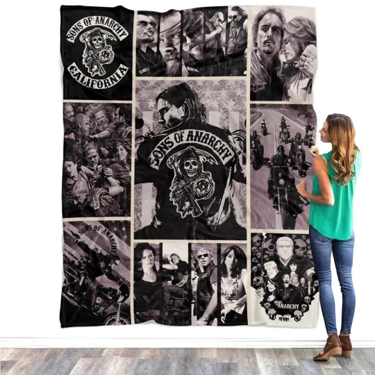 Discover Sons Of Anarchy Soft Fleece Blanket, Sons Of Anarchy Sherpa Blanket