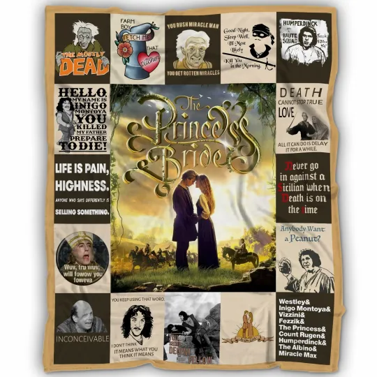 Discover The Princess Bride Blanket, The Princess Bride Movies Fleece, Sherpa Blanket