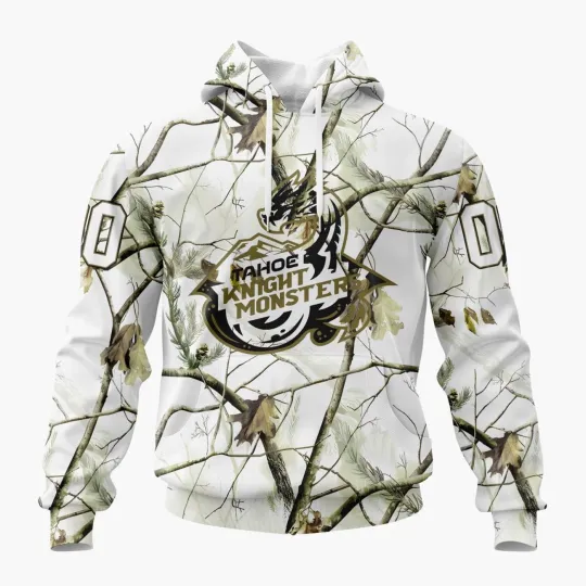 Discover Personalized Tahoe Knight Monsters Special White Hoodie Camo Hunting