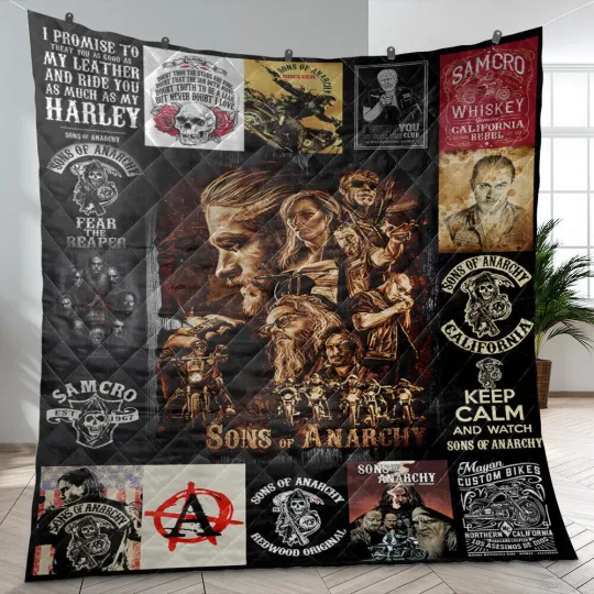 Discover Sons Of Anarchy Quilt, Sons of Anarchy TV Series Quilt Blanket