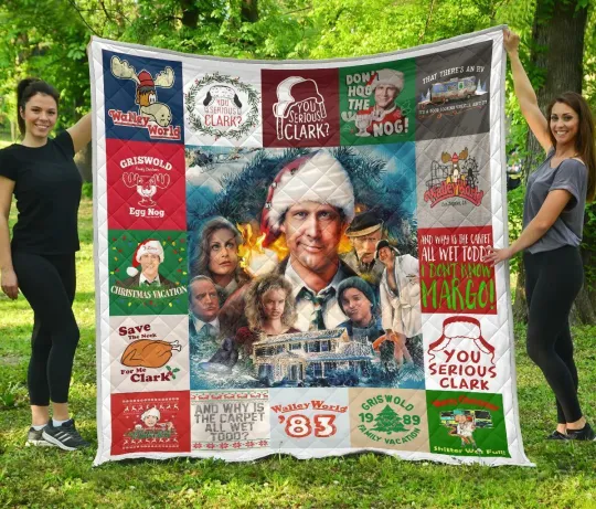 Discover National Lampoon's Christmas Vacation Quilt, Christmas Movie Quilt, Blanket