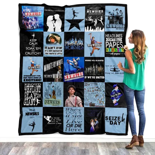 Discover Newsies Blanket, Newsies musical Fleece, Sherpa Blanket The World Will Know