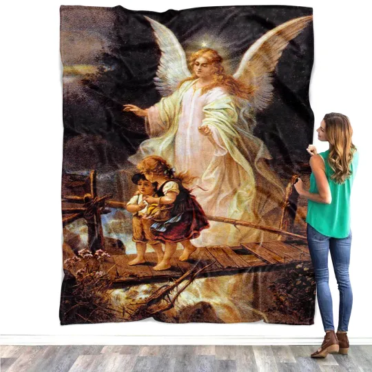 Discover Guardian Angel Blanket, Guardian Angel Fleece, Sherpa Blanket Soft and Warm