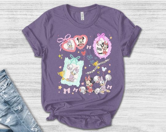 Discover Custom Disney Cheer Competition 2026 Mickey and Friends Cheerleader Shirt