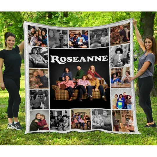 Roseanne Blankets, American Family Quilt, Fleece Sherpa, John Goodman Blankets