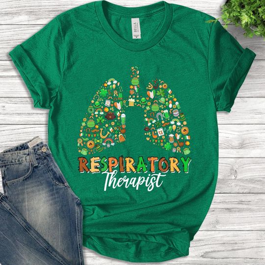 Discover St Patricks Respiratory Therapist Shirt, Lucky Respiratory Therapy Shirt