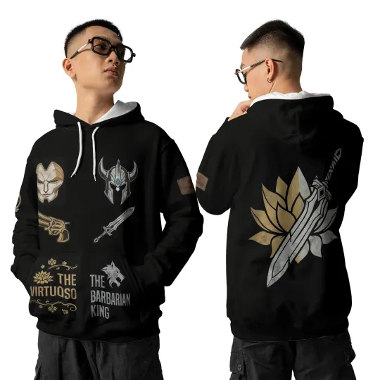 League of Legends Jihin & Tryndamere 3D Printed Hoodie