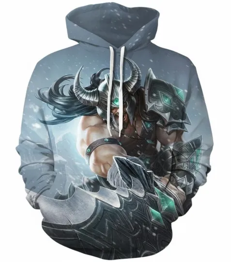 League of Legends Tryndamere 3D Printed Hoodie