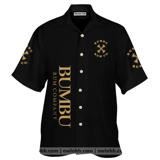 Discover Bumbu Rum Co All Over Print 3D Aloha Summer Beach Hawaiian Shirt