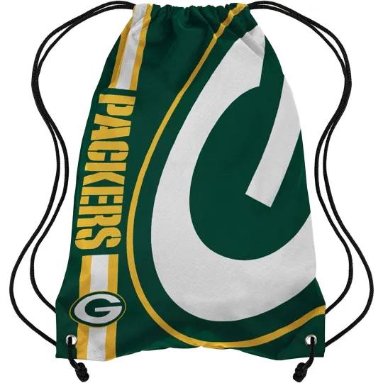 Discover Green Bay Packers Drawstring Backpack Bag football NIP Brand NEW Football