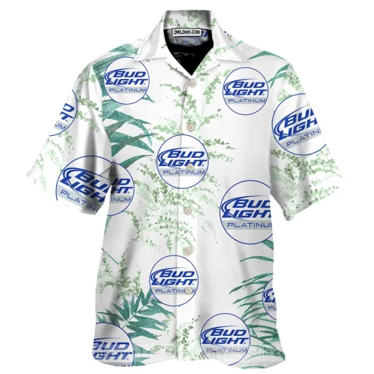 Discover Bud Light Platinum 3D Hawaiian Shirt