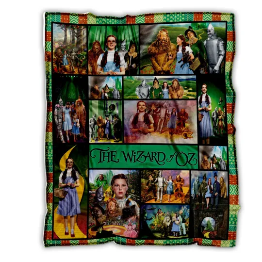 Discover The Wizards of Oz Blanket, Magical Land of Oz Fleece Sherpa, Lovers Gifts