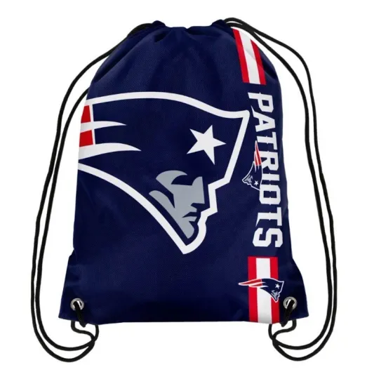 Discover football New England Patriots drawstring backpack