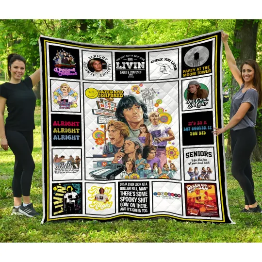 Discover Dazed And Confused Quilts, Check You Later Quilt Blanket, Jason London