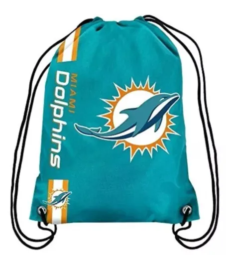 football Miami Dolphins drawstring Bag