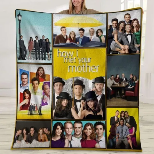 Discover How I Met Your Mother Blankets, Love Story Quilt, Fleece Sherpa, Josh Radnor