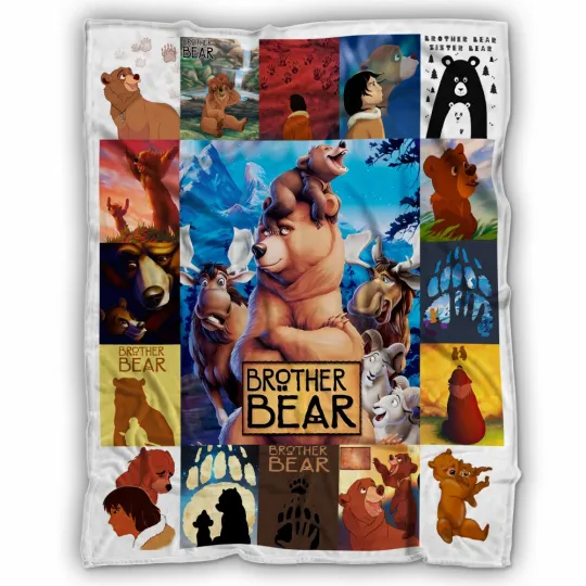 Discover Brother Bear Blankets, Brother Bear Movies Fleece Sherpa Blanket Bear Gifts
