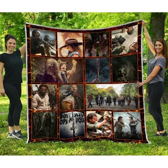 Discover The Walking D Quilts, Zombie Apocalypse Quilts Blanket