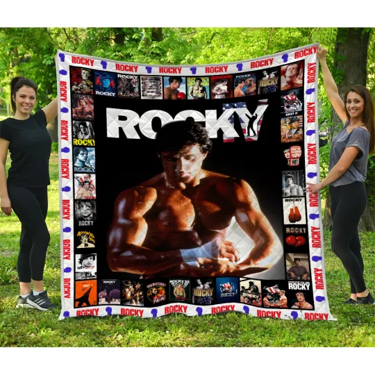 Discover Rocky Quilts, Rocky Balboa Quilt Blankets Soft and Cozy Luxury