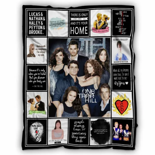 Discover One Tree Hill Blankets, James Lafferty Fleece Sherpa, Sophia Bush Blanket