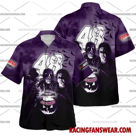 Discover Alex Bowman NASCAR Racing Halloween Sweatshirt Hoodie T-Shirt Hawaiian