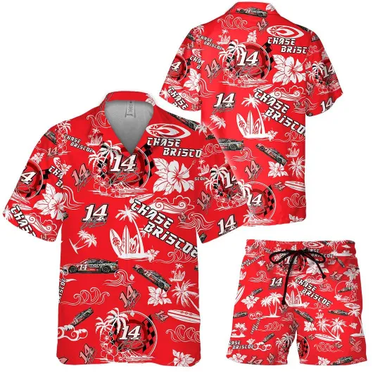 Discover Chase Briscoe Nascar Racing Hawaiian Shirt and Shorts