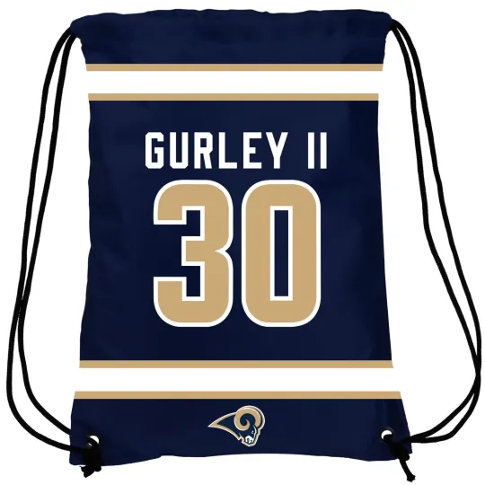 Discover Todd Gurley II #30 Los Angeles Rams Jersey Drawstring Bag