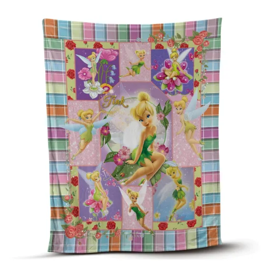 Discover Personalized Tinkerbell Blankets, Tinker Fairy Fleece Sherpa, Tinkerbell Gifts