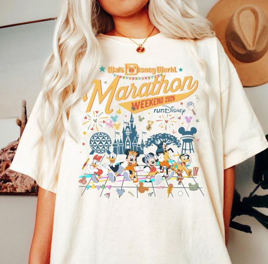 Discover Disney Marathon 2026 Shirt, Mickey Friends Shirt, Epcot Shirt, Mickey Mouse Running Shirts