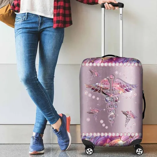 Discover Nurse Travelling Luggage Cover, Gift For Healthcare Lovers, Nurse