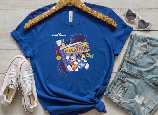 Discover 2026 Disney World Marathon Mickey and Minnie Shirt - 2026 runDisney Marathon Weekend Family T-shirts