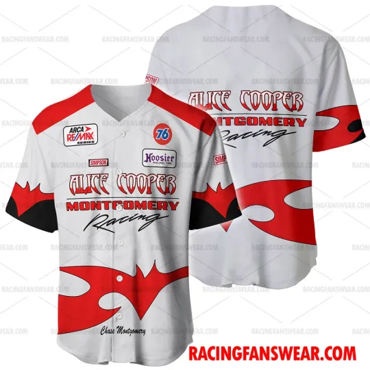 Discover Chase Montgomery Nascar Racing 2003 Vintage Baseball Jersey Men