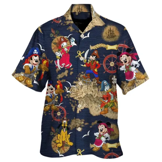 Discover Disney Pirates Of Caribbean Unisex Hawaiian Shirt