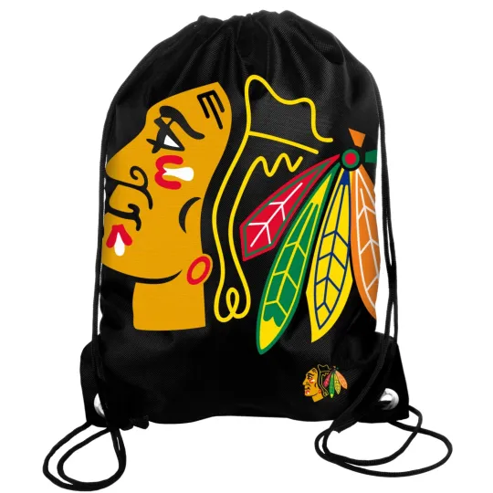 Discover Chicago Blackhawks Drawstring Bag