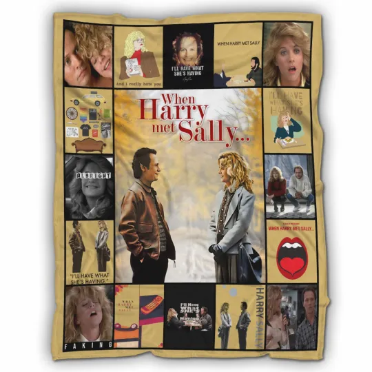 Discover When Harry Met Sally Blanket, When Harry Met Sally Movie Fleece, Sherpa Blanket