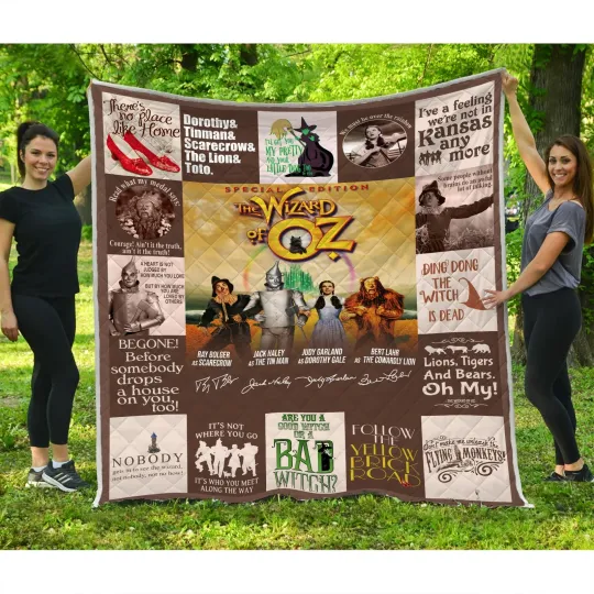 The Wizard Of Oz Blanket, The Wizard Of Oz Quilt Blanket