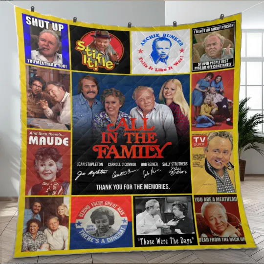 Discover All in the Family Blanket, All in the Family TV Series Quilt Blanket