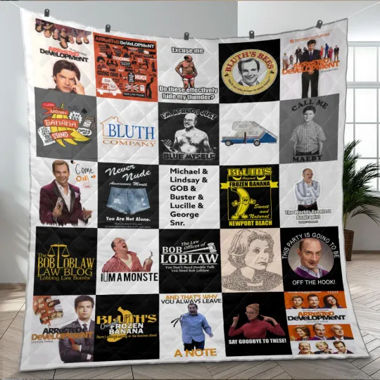 Discover Arrested Development Quilt, Arrested Development TV Series Quilt Blanket
