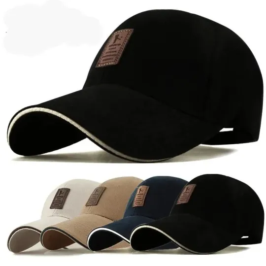 Discover Cotton Baseball Cap Ball Dad Hat Adjustable Plain Solid Washed Men Washed PC