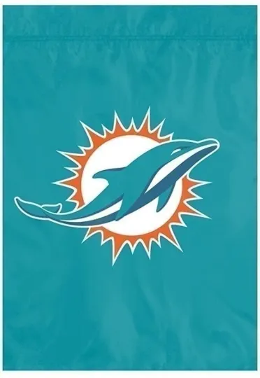 Miami Dolphins Premium Garden Flag Banner,  , 13x18 Inch