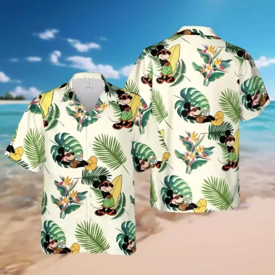 Discover Mickeyy Mouse ItS 5 OClock Somewhere Hawaiian Shirt Unisex's, Size S-5XL
