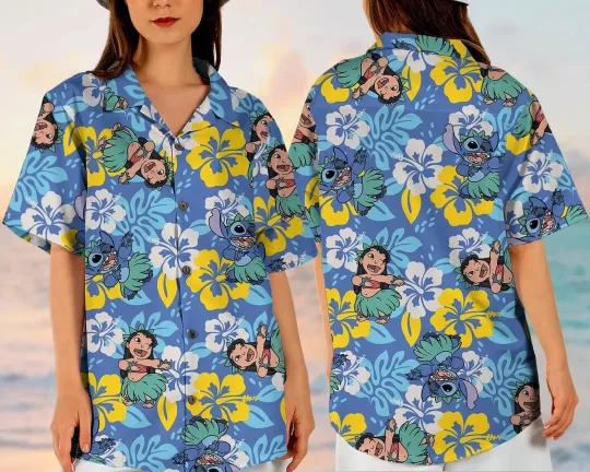 Discover Lilo And Stitch Aloha Hawaiian Shirt
