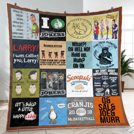 Discover Impractical Jokers Quilt, Impractical Jokers TV Series Quilt Blanket All Seasons