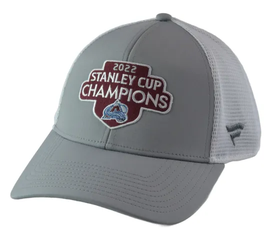Discover Colorado Avalanche NHL 22 Stanley Cup Champions Adjustable Hockey Cap, Hat