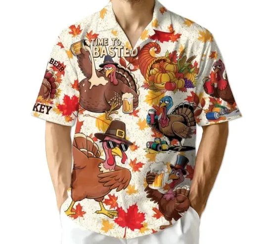 Discover Funny Thanksgiving Hawaiian Shirt