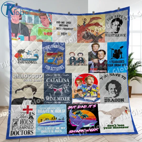 Step Brothers Quilt, Step Brothers Quilt Blanket