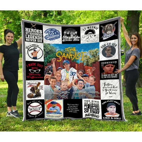Discover The Sandlot Quilt, The Sandlot Movie Quilt Blanket Gifts For Birthday, Christmas